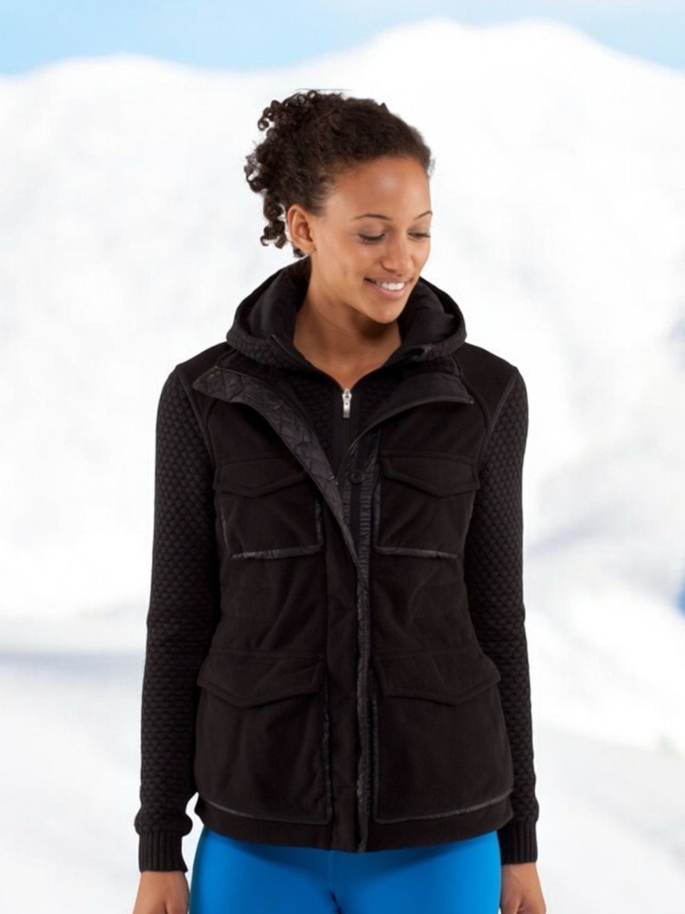 Lululemon Miracle Jacket In Black Sz 10